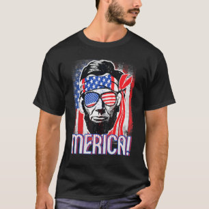Camiseta Merica Abe Lincoln Por Abraham Lincoln 4 De Julio