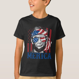 Camiseta Merica Abraham Lincoln 4 De Julio Camisas Hombres