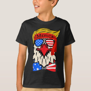 Camiseta Merica Águila 4 De Julio Día De La Independencia E
