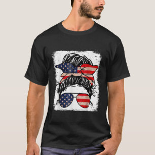 Camiseta Merica Azucarada 4 De Julio Gafas De Sol Chica Des
