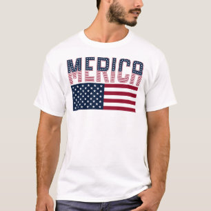 Camiseta Merica bandera de EE. UU. Día de la Independencia