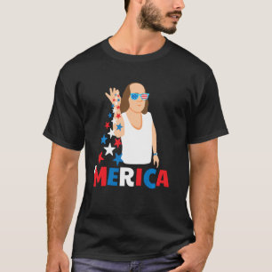 Camiseta Merica Benjamin Franklin Bae 4 De Julio Estadounid