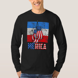 Camiseta Merica Box Guantes Bandera Americana Boxing 4 De J