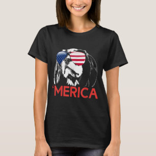 Camiseta Merica Cavalier Rey Charles Spaniel Bandera Americ