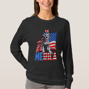Camiseta Merica Dalmacia 4 De Julio Bandera Estadounidense 