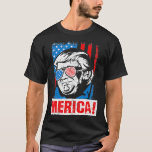 Camiseta Merica Donald Trump Bandera de Estados Unidos 2020