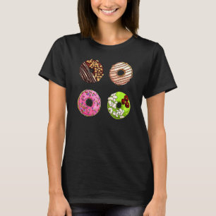 Camiseta Merica Donut Patriótico 4 De Julio Tee Bandera Est
