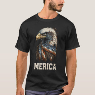 Camiseta Merica Eagle Mullet 4 de julio Hombres Mujeres Ame