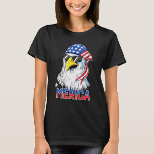 Camiseta Merica Eagle Mullet 4 De Julio Hombres Mujeres Est