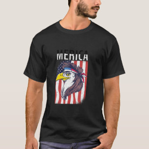 Camiseta Merica Eagle Mullets Orgullo de los años 80