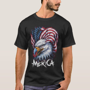 Camiseta Merica Estados Unidos Bandera estadounidense Patri