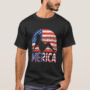 Camiseta Merica Fiesta de grasa bebe tés de Chiste para adu