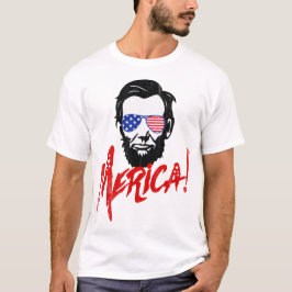 Camiseta Merica Graciosa Me Encanta América Mens Cuarto De 