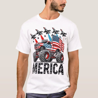 Camiseta Merica Monster Truck