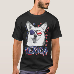 Camiseta Merica Pembroke Welsh Corgi Perro 4 De Julio Ee.Uu