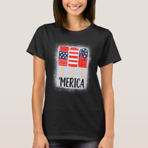 Camiseta Merica Popsicle 4 De Julio Niños Chicas Hombres Mu