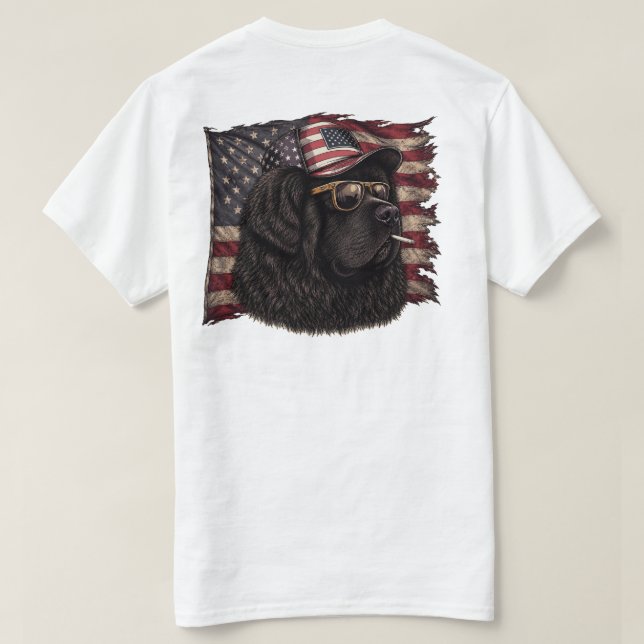 Camiseta 'merica Terranova  (Reverso del diseño)