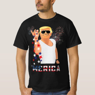 Camiseta Merica Trump se viste con Don Borracho Donald Borr