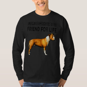 Camiseta Merican Staffordshire Terrier Friend For Life Dog