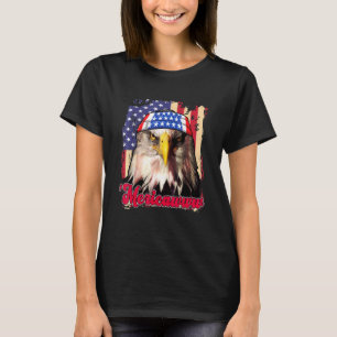 Camiseta Mericawww Eagle Feliz 4 De Julio Infierno Estadoun
