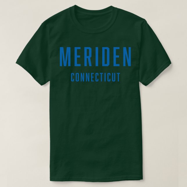 Camiseta Meriden Connecticut TShirt 5 (Diseño del anverso)