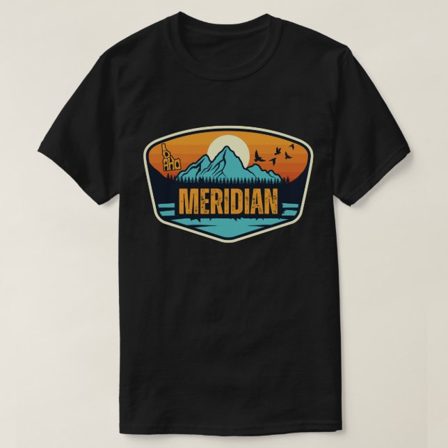 Camiseta Meridian, Idaho (Diseño del anverso)