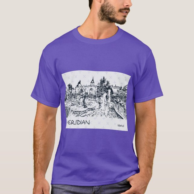 Camiseta Meridian Idaho 1 (Anverso)