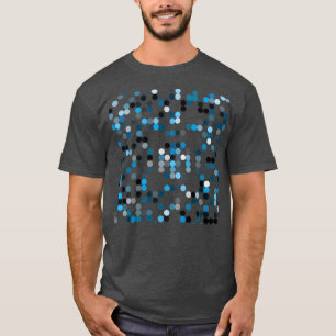 Camiseta meridiano de azulejos de color 1