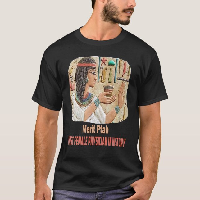 Camiseta Merit Ptah Primera Médica Faraón Ancient Egy (Anverso)