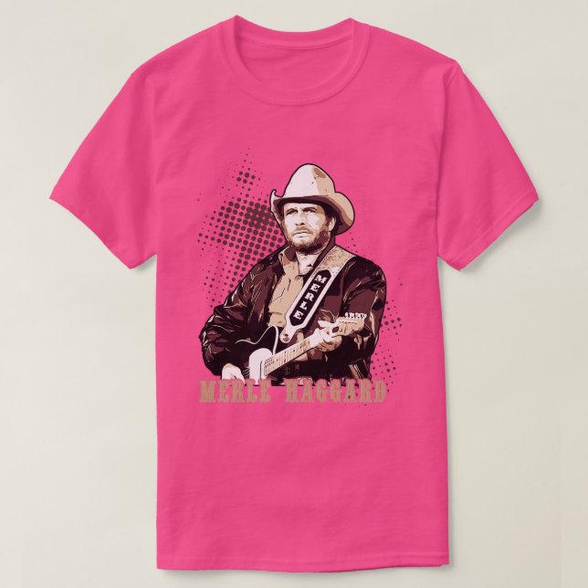 Camiseta Merle Haggard (Diseño del anverso)