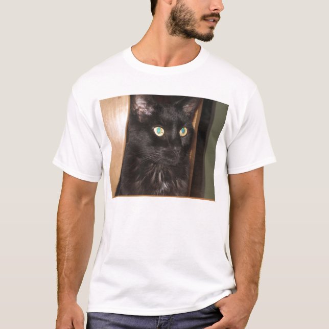 Camiseta MERLIN el gato negro (Anverso)