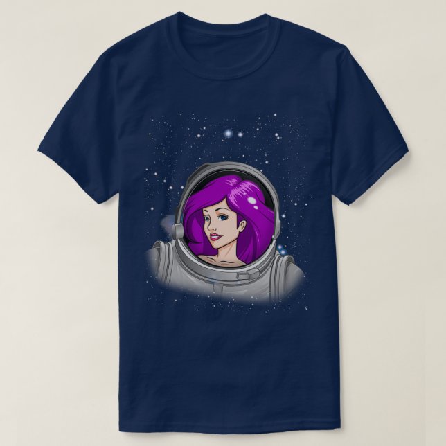 Camiseta Merm astronauta de la astronomía de la exploración (Diseño del anverso)
