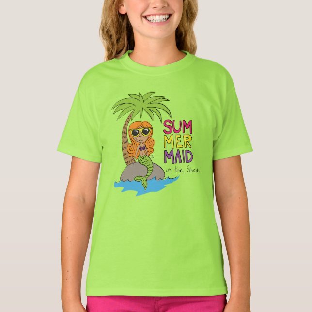 Camiseta Mermaid Cute Kids (Anverso)