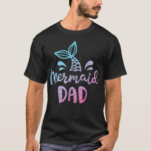 Camiseta Mermaid Dad Funny Merman Daddy Familia Matchin