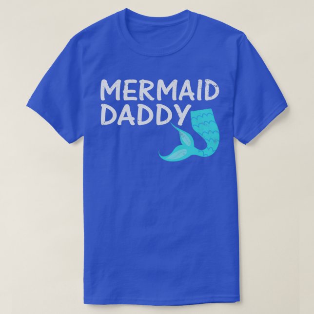 Camiseta Mermaid Daddy Shirt Men Merdad Regalo (Diseño del anverso)
