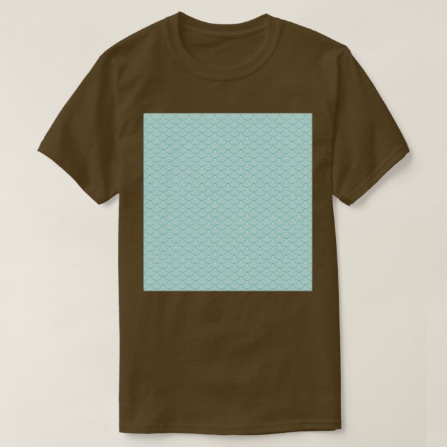 Camiseta Mermaid Deco Scales (Diseño del anverso)