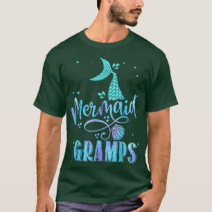 Camiseta Mermaid Gramps Funny Merman Familia Mateo Fiesta