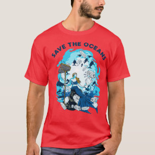 CAMISETA MERMAID GUARDAR LOS OCÉANOS
