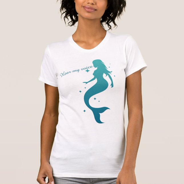 Camiseta Mermaid Hear Mi Voz (Anverso)