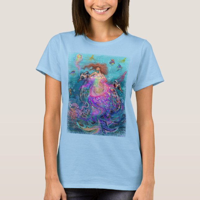 Camiseta Mermaid Jellyfish Vestir T-Shirt (Anverso)