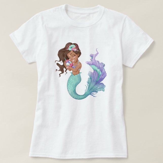 Camiseta Mermaid Life (Diseño del anverso)
