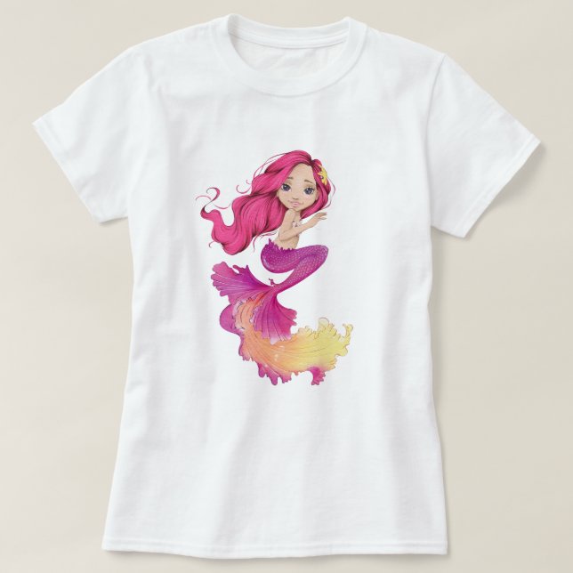Camiseta Mermaid Life (Diseño del anverso)
