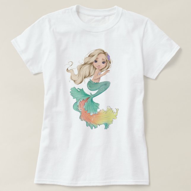 Camiseta Mermaid Life (Diseño del anverso)