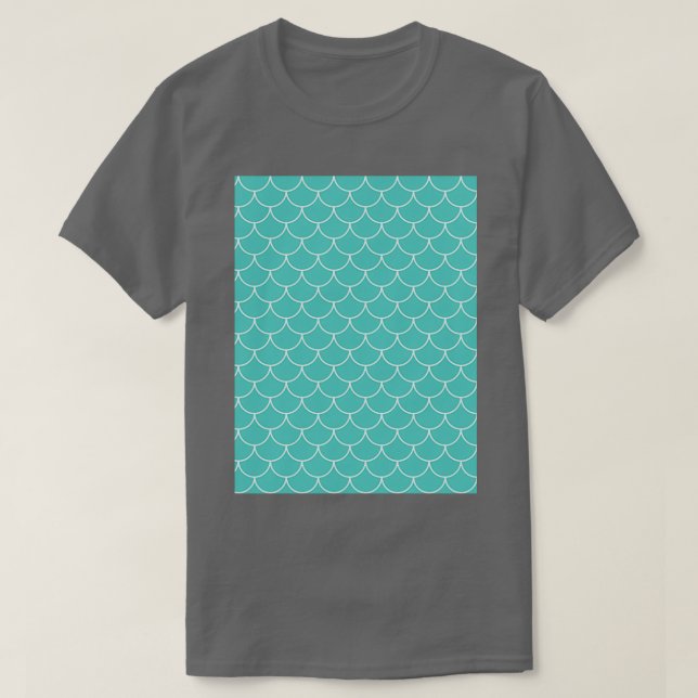 Camiseta Mermaid life pattern (Diseño del anverso)