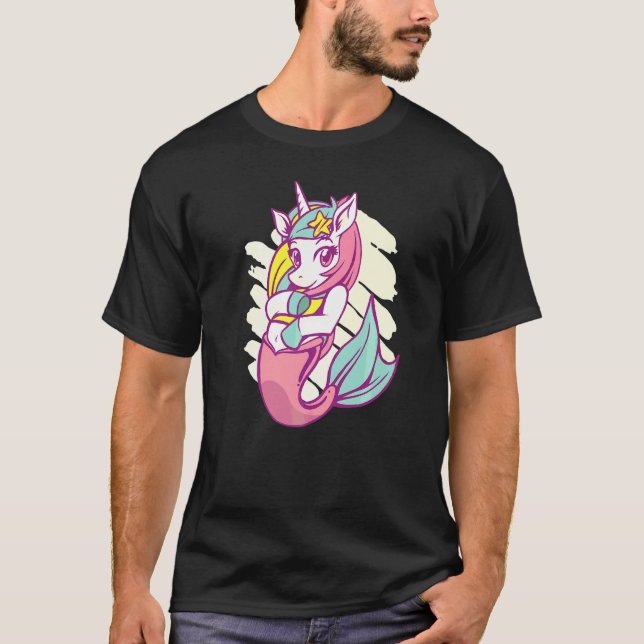 Camiseta Mermaid Magic Unicorn (Anverso)