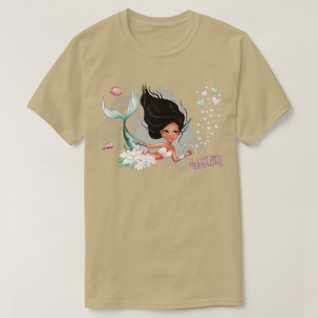 Camiseta Mermaid Mermaid Valentine creo que youx27re mermaz (Diseño del anverso)