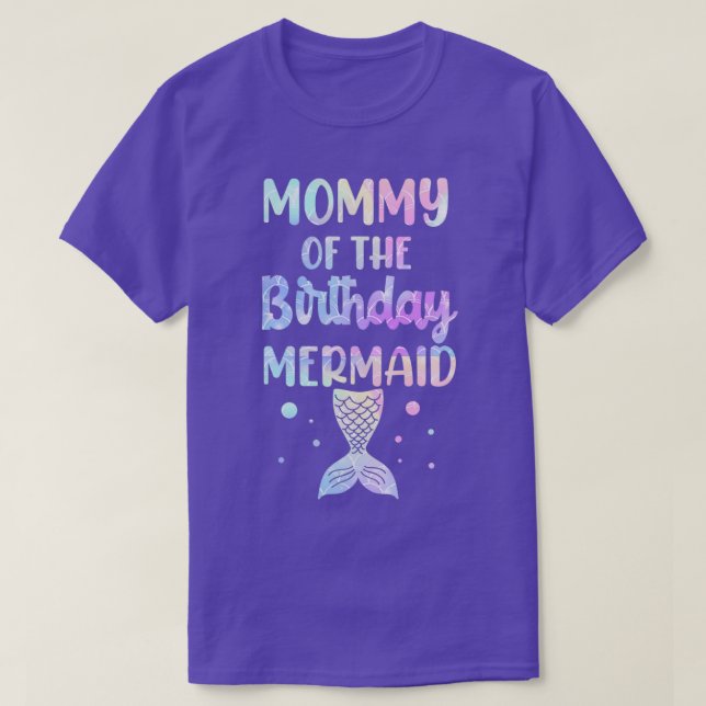 Camiseta Mermaid Mom for mer mamas 6 (Diseño del anverso)