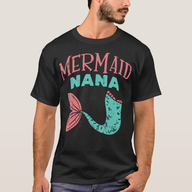Camiseta Mermaid Nana Fish cruza el partido de seguridad fa (Anverso)
