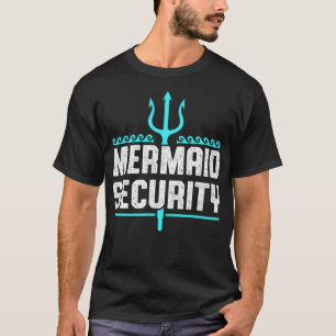 Camiseta Mermaid Security Funny Swimming Gift Merman Maimai