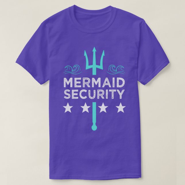 Camiseta Mermaid Security Merdad Merman (Diseño del anverso)